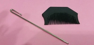 Peine de madera Sikh Kanga Khalsa Singh Kaur Kakaar 5 Ks de Sikh con Baaz - Salai Foto 1 de 2