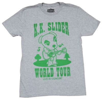Camiseta Nueva Animal Crossing Adulto - K. K. Slider World Tour Live in Concert Foto 1 de 2