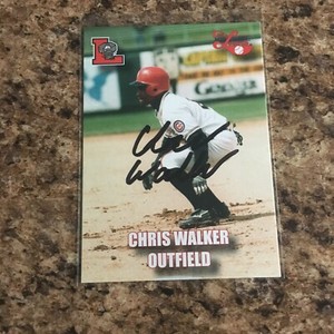 Chris Walker Signed 2004 Midwest League All Star Set Auto Chicago Cubs Rc