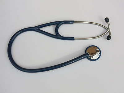 BMP Rettungsdienst Cardiologie Klinik Stethoskop Edelstahl blau