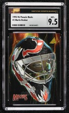 1995-96 Pinnacle Masks Martin Brodeur #2 CSG 9.5 Mint Plus HOF