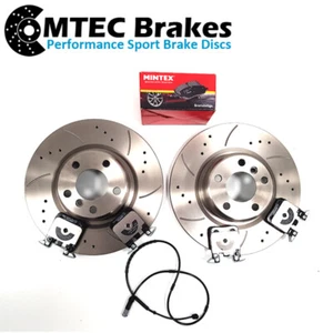 BMW M135i M140i M235i M240i REAR BRAKE DISCS MINTEX PADS & WEAR SENSOR - Picture 1 of 3