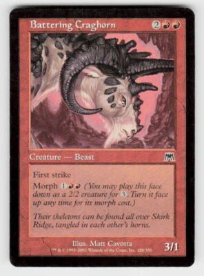 Onslaught #188 Battering Craghorn - Image 1 of 2