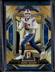 2023 Gold Standard Josh Allen Platinum Parallel #72/75 Bills