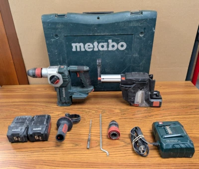 Metabo KHA 18 LTX BL 24 Rotary Hammer W/Dust Extraction Device Bundle W/ Case! - Image 1 of 4