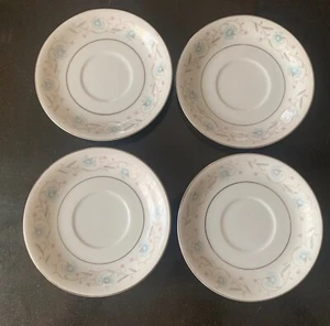 English Garden Pattern 1221 Fine China 5 3/4” Saucer Set of 4 Excellent Used - Picture 1 of 4