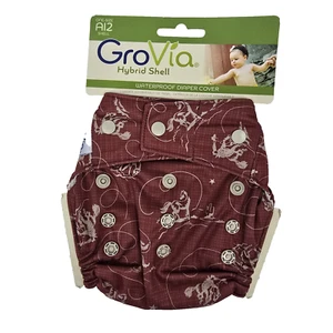 GroVia Hybrid Shell Waterproof Diaper Cover in Color Julep One-Size AI2 Shell - Picture 1 of 8
