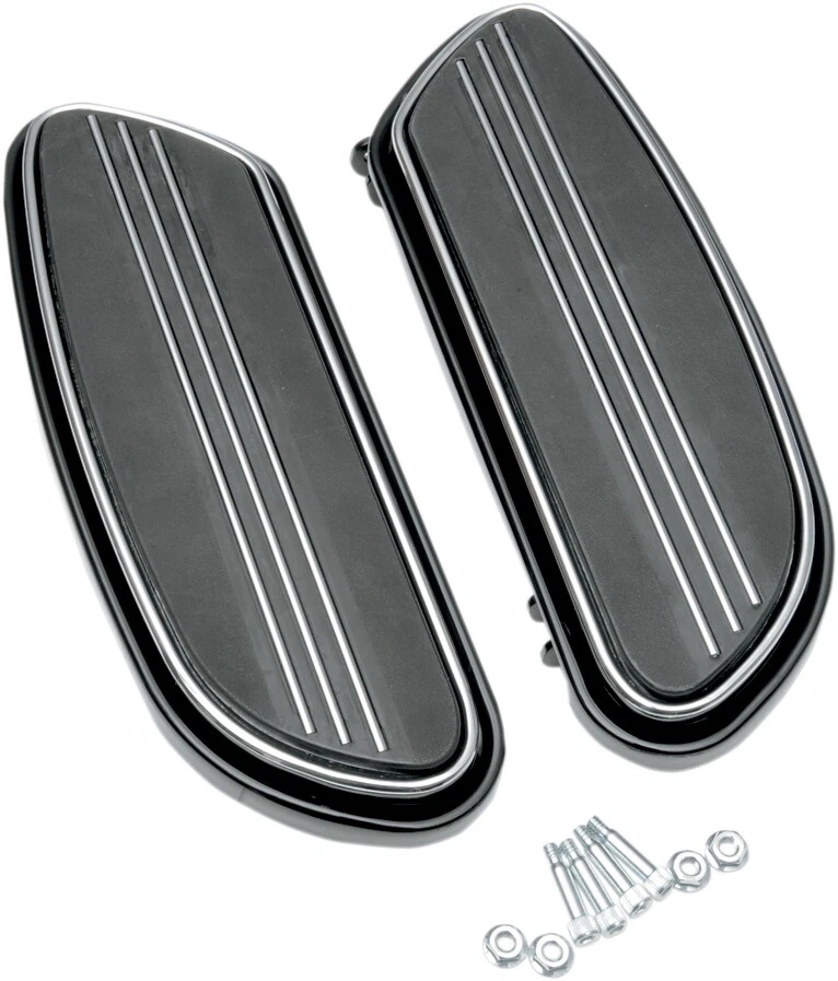 Tableros de piso barredora de conductor negros para Harley-Davidson Switchback FLD 2012-2016 Foto 1 de 1