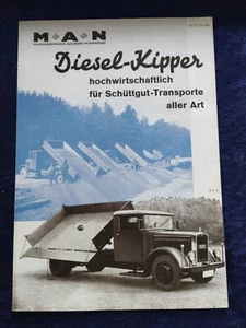MAN Diesel Kipper Prospekt 05.2000 Reprint - Picture 1 of 3