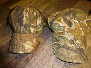 mimetico mimetico ~ LOTTO di 2 cappelli berretto uomo nuovi senza etichette - Foto 1 di 9