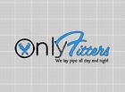 OnlyFitters Pipefitter Decal for toolbox Window, 2"x6"