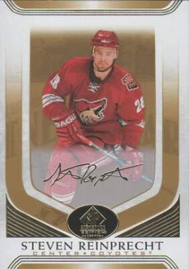 2020-21 SP Signature Legends Hockey Gold #86 Steven Reinprecht - Picture 1 of 2