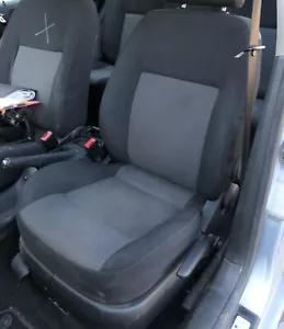1x Golf 4 1J Bora Sitz vorne links Fahrersitz 4/5Türer Variant schwarz - Bild 1 von 5