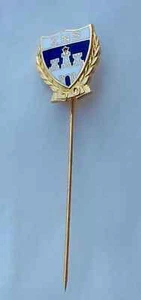 Fútbol, Fútbol, Calcio, Yugoslavia Croacia Zagreb ZNS Federación de Árbitros, Pin - Imagen 1 de 2