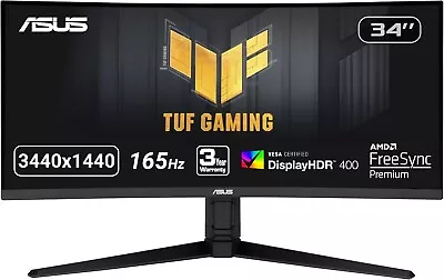 ASUS TUF Gaming VG34VQL1B - LED monitor - curved - 34" - HDR VG34VQL1B  NEW - Image 1 of 3