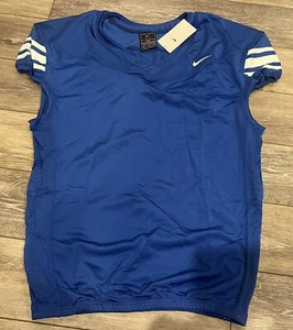 NIKE Men’s Football Performance Jersey Mesh Vented Blue CI3767-494 New - Picture 1 of 5