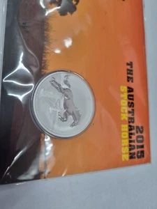 1oz 2015 Perth Mint Stock Horse - Picture 1 of 3