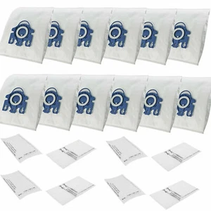12 Bags + 8 Filters Fits Miele Cleaner Complete C2 Celebration Pro EcoLine Plus - Picture 1 of 6