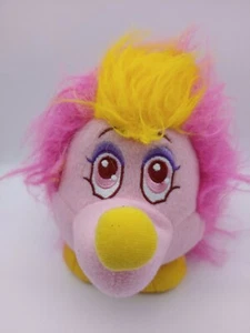 Toy Factory Pink, Yellow Hedgehog Plush 10" Stuffed Animal Has "troll" type hair - Picture 1 of 8