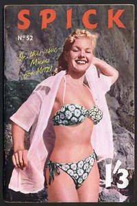 SPICK Magazine, Vol. 5, No. 52, March 1958. Vintage Glamour/Pin-Ups. Free UK p&p - Picture 1 of 2