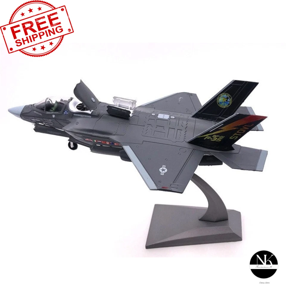 US NAVY F-35B Lightning Stealth Multirole Fighter 2017 Aircraft Diecast Model - Image 1 of 4