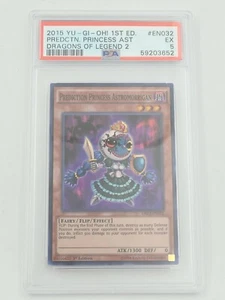 2015 Yugioh DRL2-EN037 Prediction Princess Astromorrigan 1st Ed Super Rare PSA 4 - Picture 1 of 2