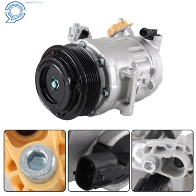 AC Compressor w/Clutch For Ford Explorer Flex Police Interceptor Sedan Lincoln Foto 1 de 4