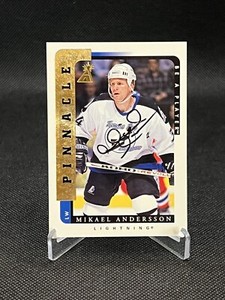 1996-97 Pinnacle Hockey Mikael Andersson Be A Player Autograph Auto #65