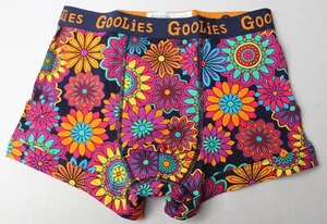 Oddballs Kids' Goolies Stretch Cotton Boxer Shorts DH3 Bouquet 11/12 NWT - Picture 1 of 6