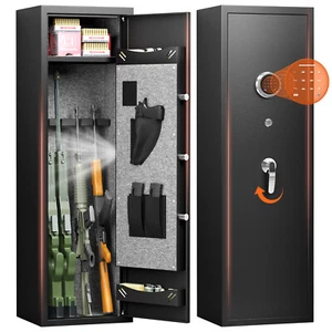 4-5 Rifle Gun Safe, Deeper and Larger Gun Safe for Home Rifle and Shotguns - Picture 1 of 7