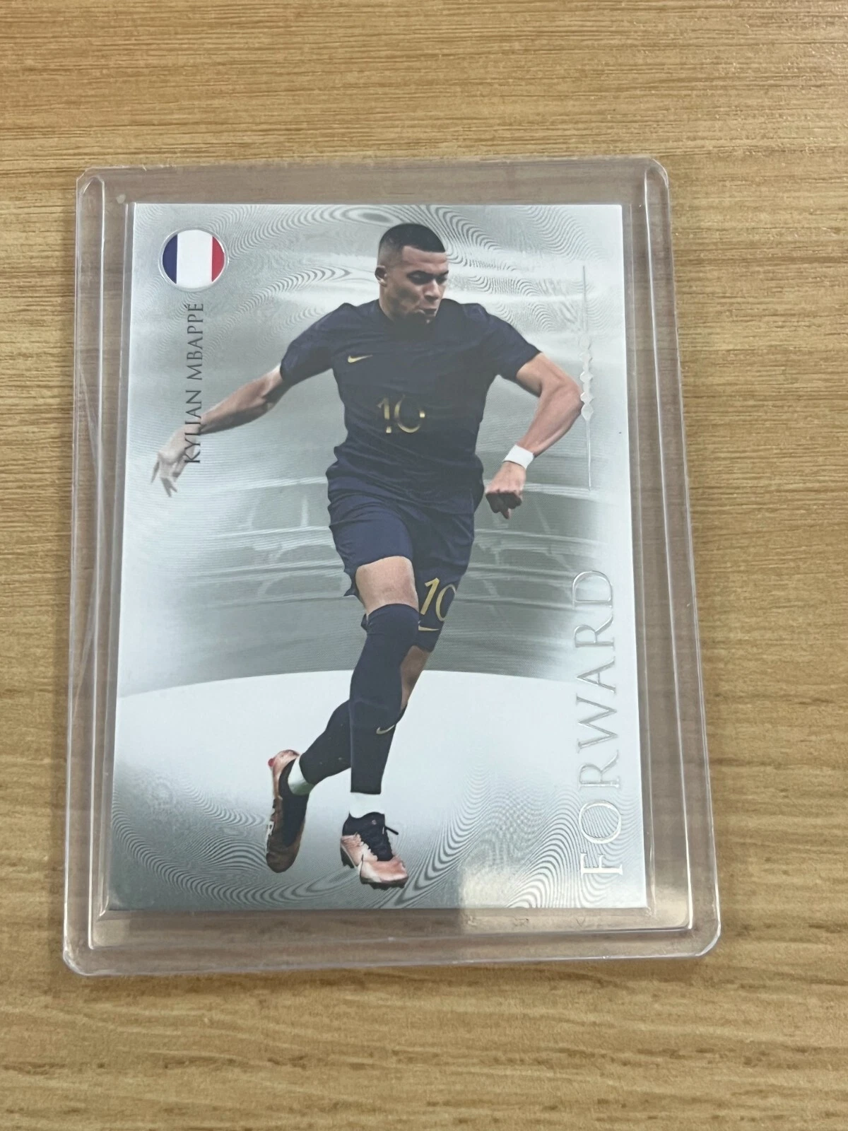 Kylian Mbappe 2024 Futera Unique Nostalgia Base Silver Parallel /69 France