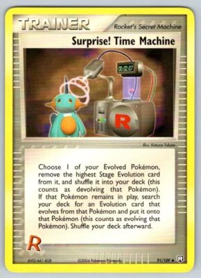 2004 Team Rocket Returns Surprise! Time Machine Uncommon #91 - Image 1 of 2