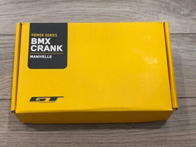 NEW GT POWER SERIES 175mm BLACK CRANKSET BMX PERFORMER FREESTYLE - Image 1 of 4