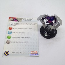 Heroclix Mutations and Monsters set Archangel #034 Rare figure w/card!