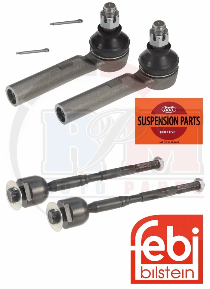 Extremo de varilla de amarre interior exterior + Febi SANKE (juego de 4) para Lexus GX470 Toyota 4Runner Foto 1 de 1