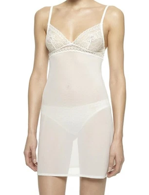 Vestido Corto La Perla Studio Rosa L Chemise Slip Marfil Foto 1 de 4