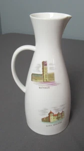 Vintage MCM Krug Vase - Furstenberg Germany - 5 Szenen - f5 vh - Bild 1 von 11