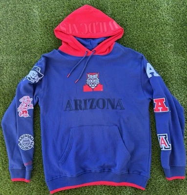 Nueva sudadera con capucha suéter bordado Wildcats de la Universidad de Arizona para hombre Foto 1 de 4
