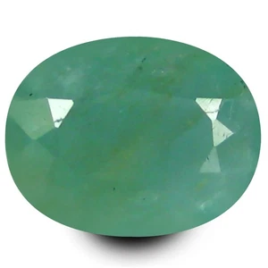 Fantástico corte ovalado de 0,86 quilates (7 x 6 mm) grandidierita verde azulado sin calefacción - Imagen 1 de 1
