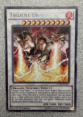 Trident Dragion LC5D-EN237 Legendary Collection 5D's Secret Rare 1st Edition NM - Image 1 of 2