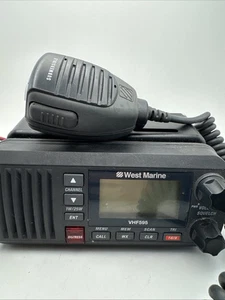 Transceptor de radio marino West Marine VHF 595 probado sumergible negro - Imagen 1 de 8