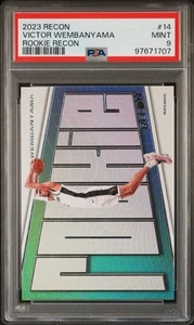 2023-24 Panini Recon - Rookie Recon Victor Wembanyama #14 (RC) PSA 9 - Picture 1 of 2