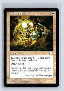 (2x) GUIDED STRIKE – MTG Magic the Gathering Card – Weatherlight – Common - Picture 1 of 6