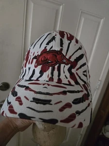Nike Heritage 86 Arkansas Hat Cap Strap Back Adjustable Black Razorbacks Adult - Picture 1 of 7