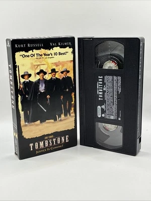 Tombstone (VHS, 1994,  Hollywood Pictures) Kurt Russell Val Kilmer E1 - Image 1 of 2
