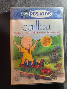 DVD CAILLOU TRAIN TRIP PBS KIDS - Foto 1 di 3
