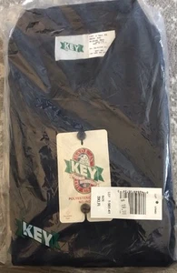 Vintage Key Herren dunkelblau Arbeitshemd 4x Neu mit Etikett kostenloser Versand - Bild 1 von 2