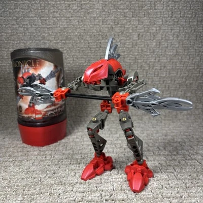 2003 Lego Bionicle RAHKSHI TURAHK 8592 Complete Figure Kraata Canister Manual - Image 1 of 4