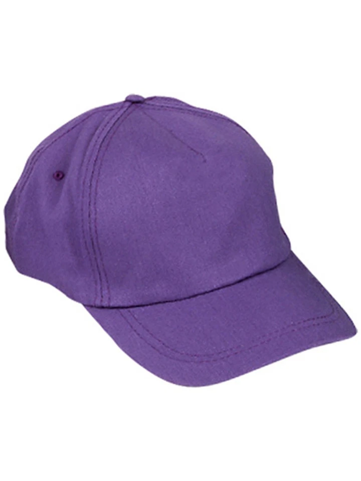 Accesorio de disfraz de gorra de béisbol color púrpura para adultos Foto 1 de 1