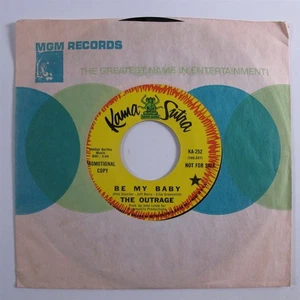 Pop Psych 45 OUTRAGE Be My Baby KAMA SUTRA NM promo HEAR i - Picture 1 of 2